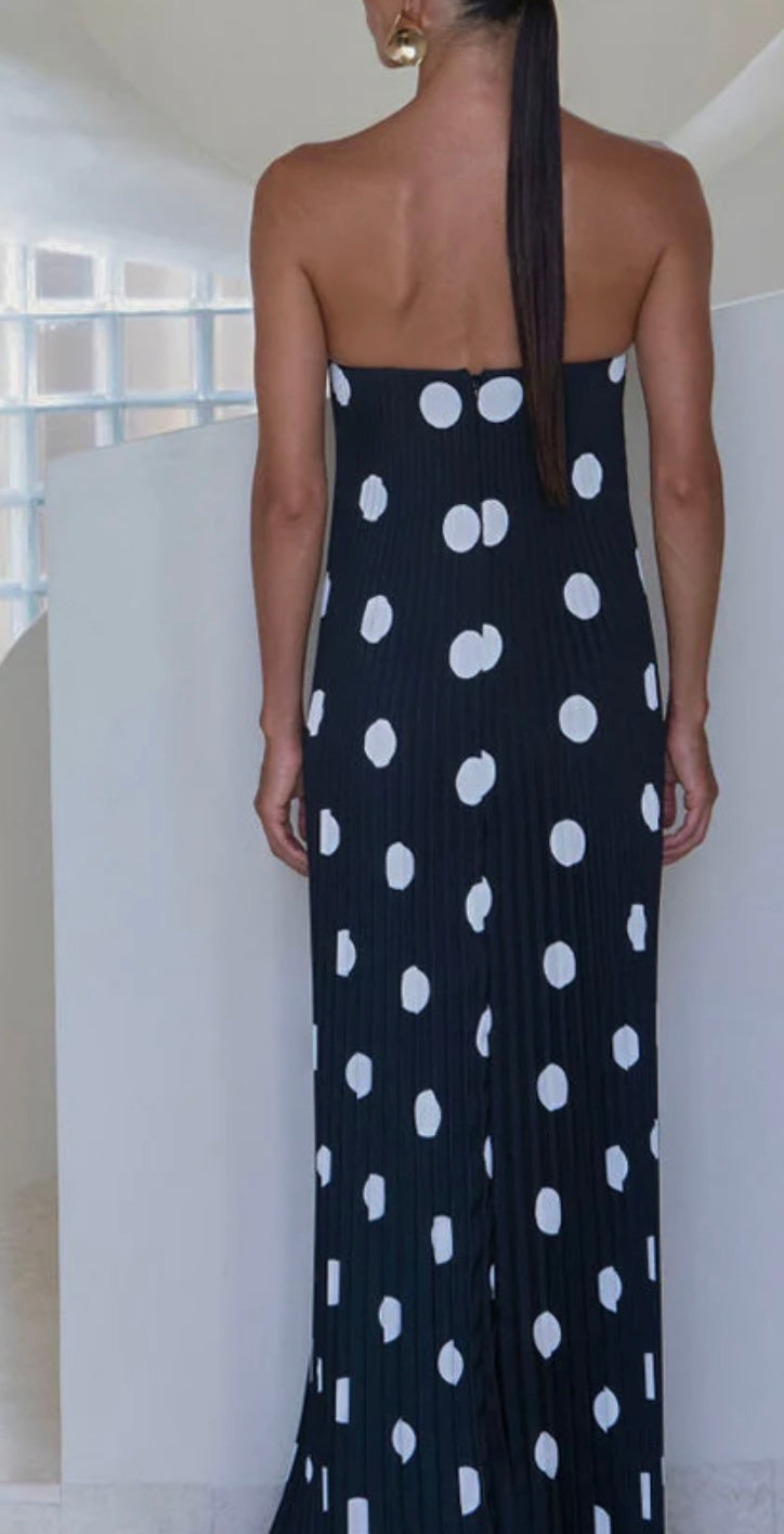 Black Polka Dot L'IDEE gown