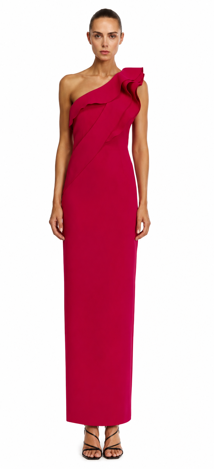 Acler Matlock maxi dress- Red
