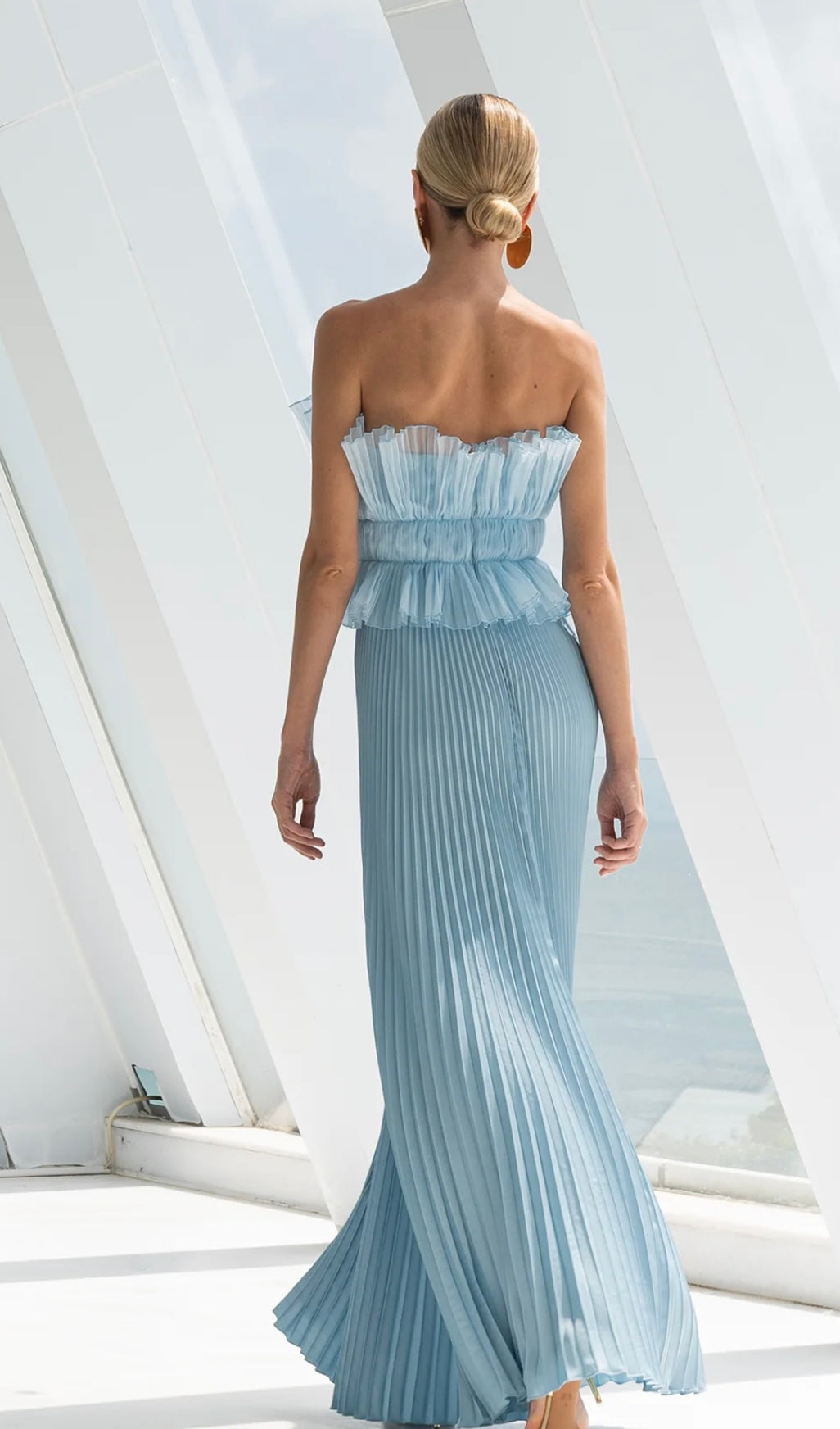 Blue L'IDEE gown