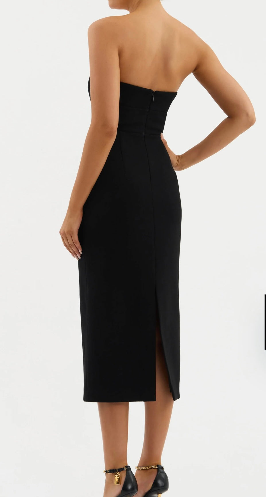 Black Strapless Rebecca Vallance