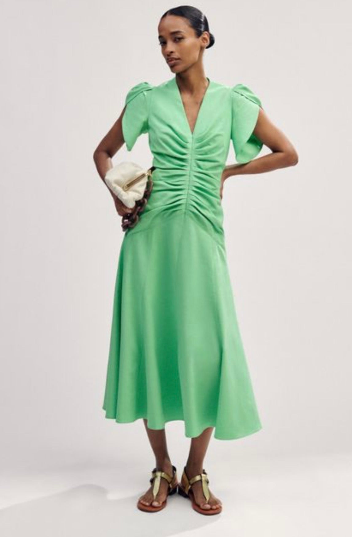 Me&EM Green midi Dress