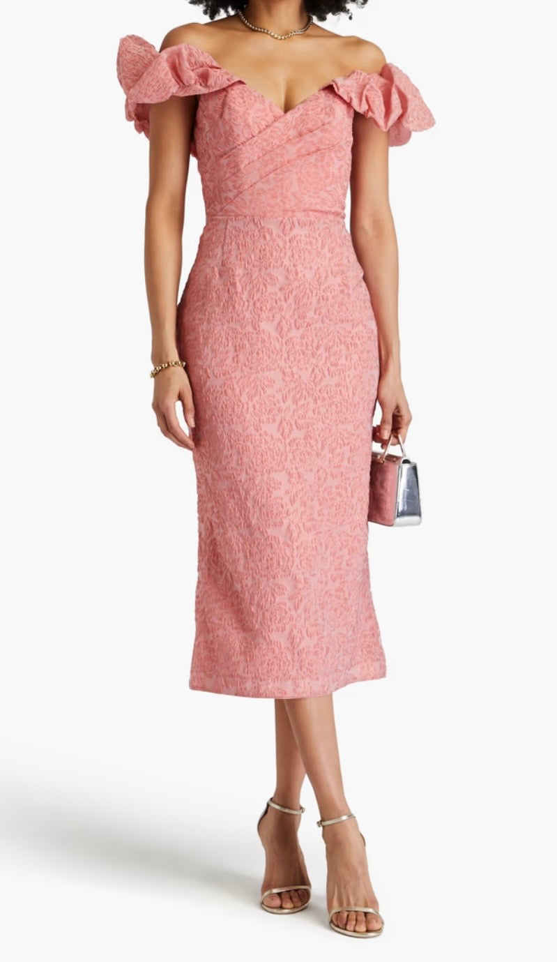 Pink Off Shoulder dress