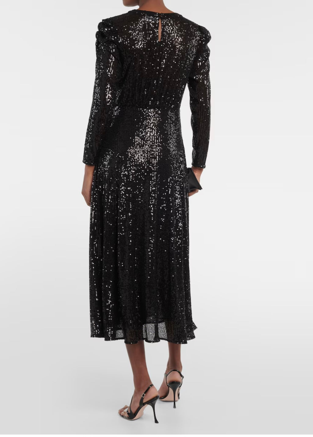 Black sequin Rixo dress