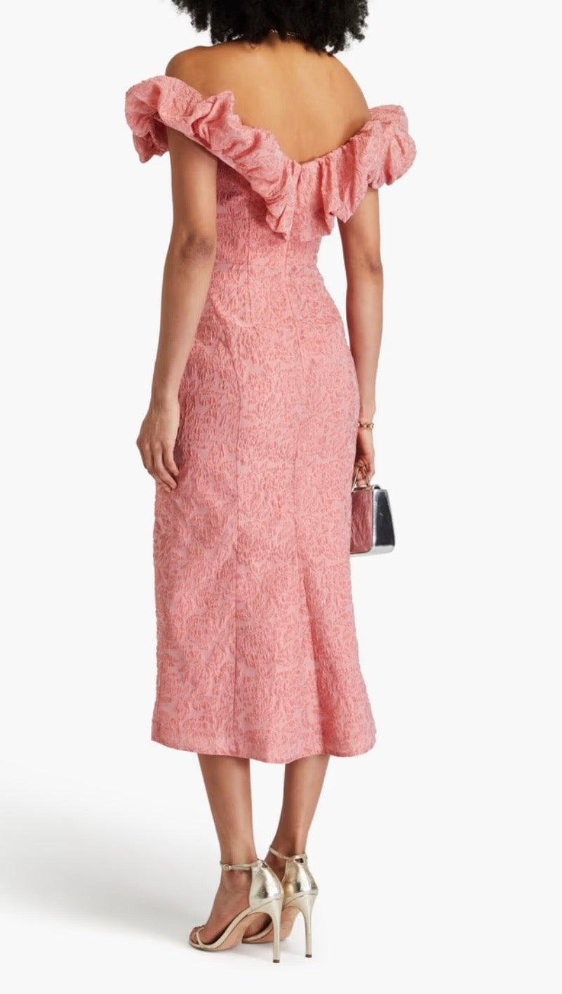 Pink Off Shoulder dress