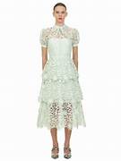 Self Portrait 3D lace dress