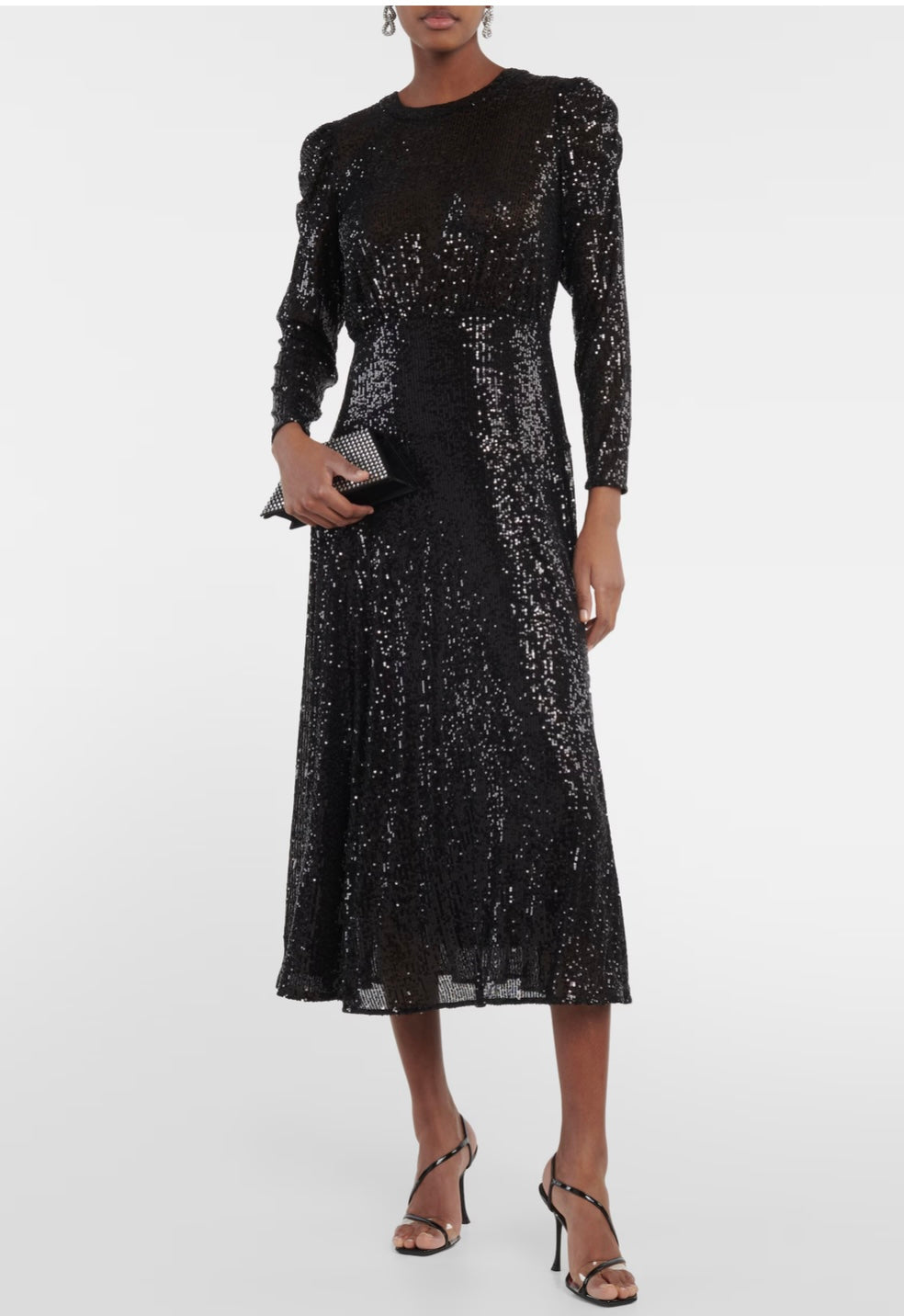 Black sequin Rixo dress