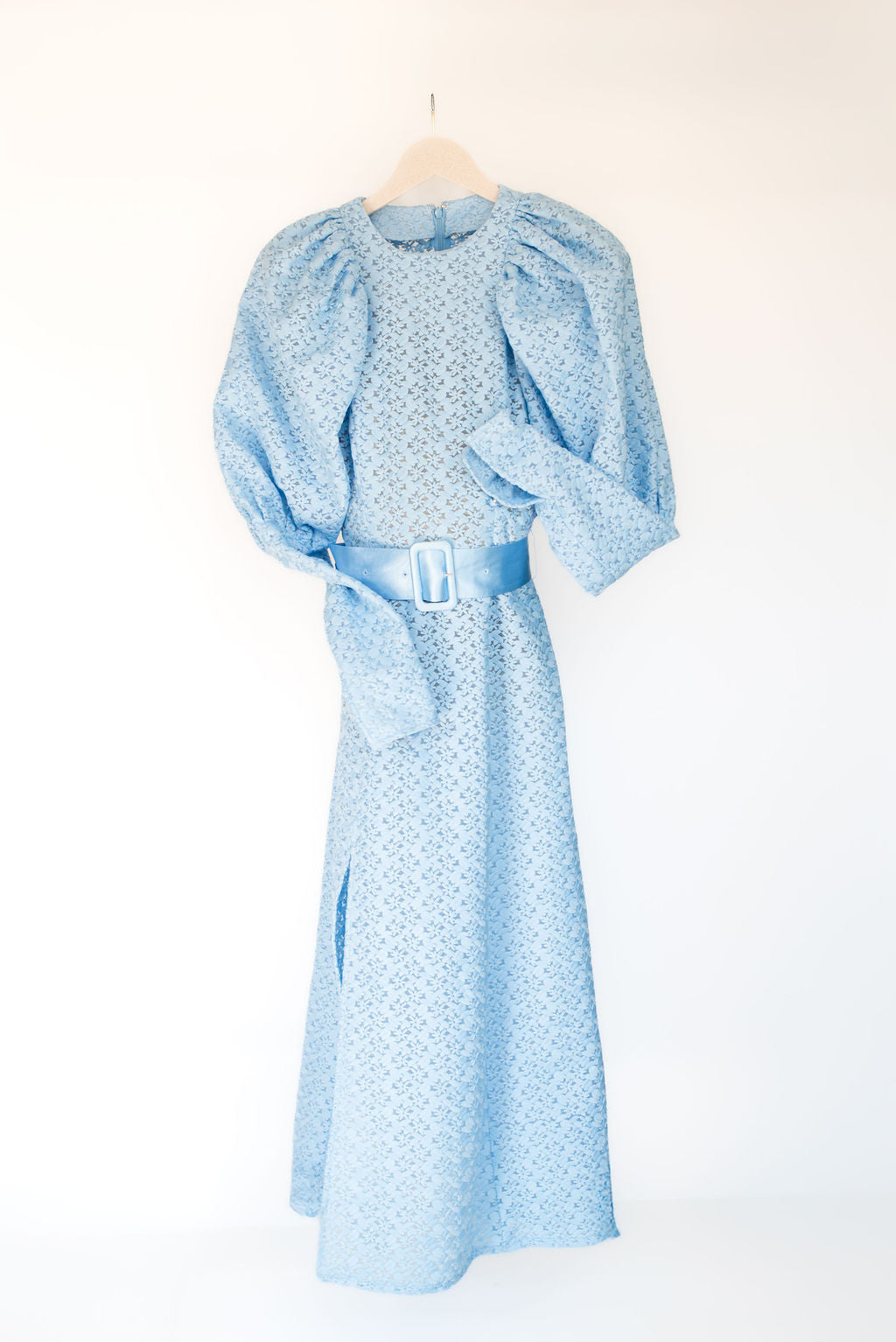 Rotate Blue long Sleeve Dress